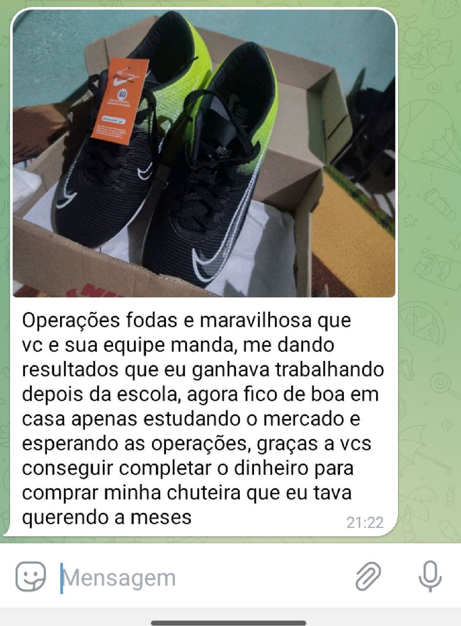 Depoimento real de cliente 2 com lucros usando o Imperador Trader